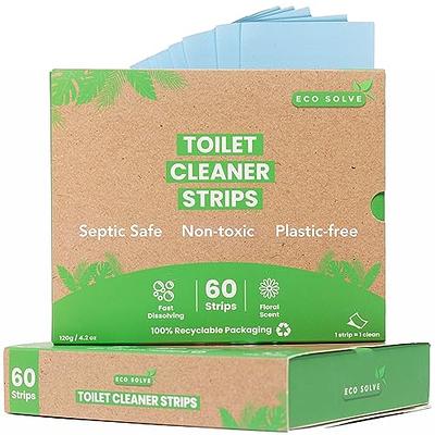 Toilet Bowl Cleaners Strips 50 Count, Eco Friendly Household Toilet  Cleaners, Biodegradable Bathroom Cleaning Supplies, Portable Toilet  Cleaning