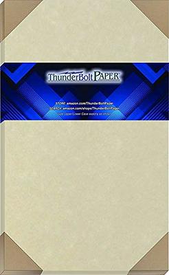 Jam Paper Parchment Cardstock, 8.5 x 11, 65 lb Natural, 50 Sheets/Pack, White