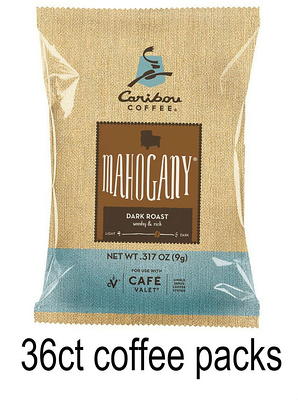 Café Valet Single Serve Coffee Maker, Brews 10 Ounces of Coffee or Hot  Water, Compatible Coffee Packs