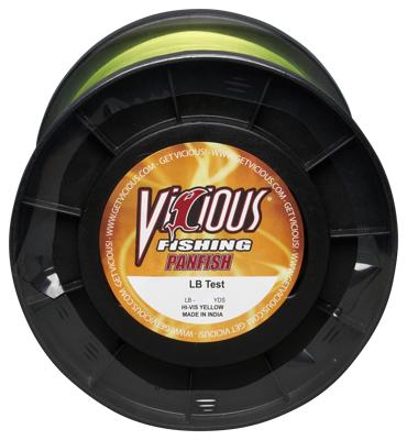 Vicious Fishing Panfish Lo-Vis Monofilament Fishing Line - Hi-Vis Yellow -  11600 Yards - Yahoo Shopping