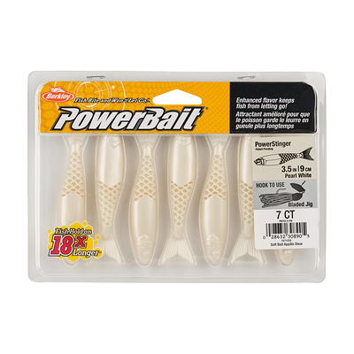 Berkley PowerBait Power Stinger Swimbait, 3.5 in. Pearl White