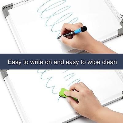 12 x 16 Handheld Dry Erase White Board for Wall Mini Double