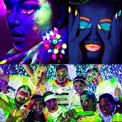 Glow in The Dark Pigment Powder,12 Colors Resin Dye Luminous Powder for  Epoxy Resin,Acrylic Paint,Slime,Nails,Halloween Party, Fine Art & DIY