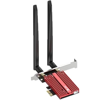 Ubit AC 1200Mbps Bluetooth WiFi Card,Wireless WiFi PCIe Network Adapter  Card 5GHz/2.4GHz Dual Band PCI Express Network Card with Bluetooth 4.2 and