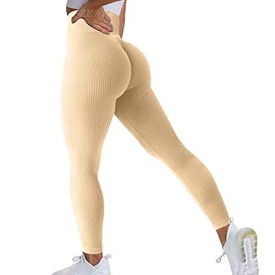 Women's High Waist Seamless Leggings Workout Yoga Pants Tummy Control Butt  Lift