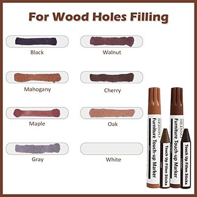 Wood Wax Filler Stick, Furniture Repairing Crayon Touch Up Pen, Medium Soft  Gray - Medium Soft Gray - Yahoo Shopping