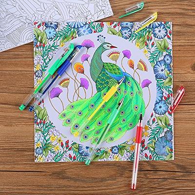 TANMIT Gel Pens, 36 Colors Gel Pens Set for Adult Coloring Books