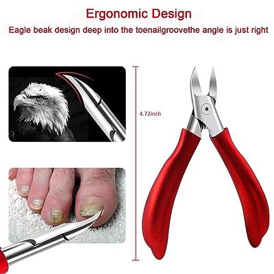 SZCSHOOL Toe Nail Clippers for Thick Toenails, Toenail Clippers for Thick  Nails Easy to Hold- Toenail Clippers for Seniors Thick Toenails