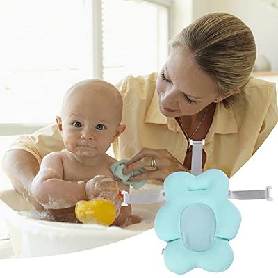 Baby Bath Cushion Pad Newborn Bathtub Mat Infant Bath Supporter Net Baby  Bathtub Pillow Nonslip Floating Bathing Tub Seat