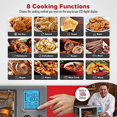 Emeril Lagasse Everyday 360 Air Fryer, 360° Quick Cook Technology, XL  capacity,12 Pre-Set Cooking Functions including Bake, Rotisserie. Broil,  Pizza, Slow Cook, Toaster and Much More, Stainless Steel - Yahoo Shopping