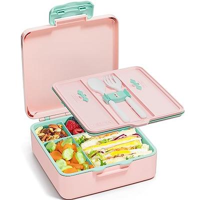 Fimibuke Bento Lunch Box for Kids - Leak Proof Toddler Bento Box with 4  Compartments BPA Free