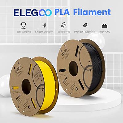 Creality PLA Filament 1.75mm 3D Printer Filament Ender PLA No-Tangling  Smooth Printing Accuracy +/- 0.02mm Fit Most FDM 3D Printers (White & Blue  2-Pack), 2.2lbs/Spool*2 - Yahoo Shopping