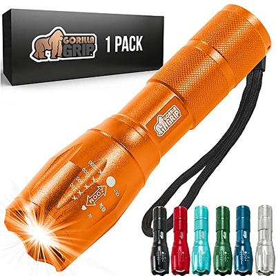 500 Lumen LED Emergency Flashlight - Adjustable Zoom with SOS and Strobe