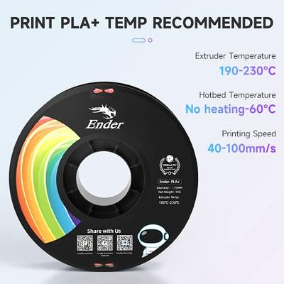 Creality PLA Pro(PLA+) 3D Printer Filament 1.75mm, PLA Plus Red, Toughness  Upgraded Dimensional Accuracy +/- 0.03mm, 1kg Spool(2.2lbs) Ender PLA+  Filament for Most FDM 3D Printer - Yahoo Shopping
