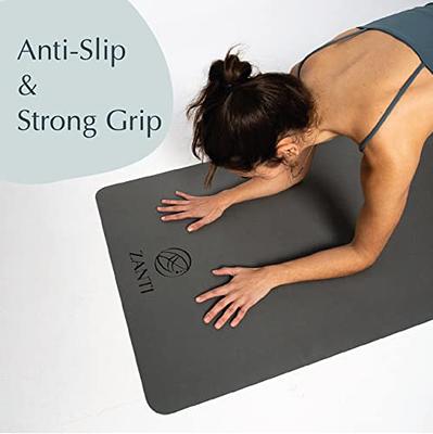 Extra grip Rubber Yoga Mat extra thick 6mm - Maximum Grip Yoga Mat