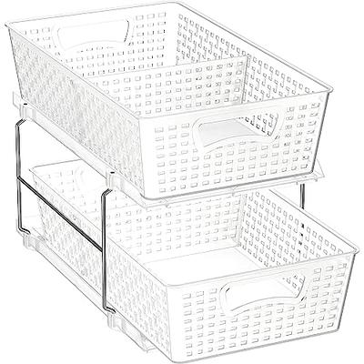 Simple Houseware Tier Sliding Basket Organizer Drawer