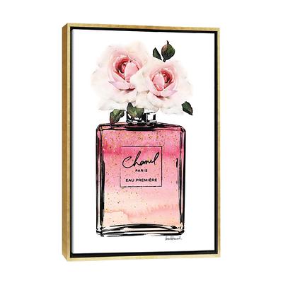 Fashion Wall Art Canvas Painting Lash Pink Glitter Prints Perfume