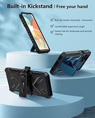 FNTCASE for Samsung Galaxy A23 5G Case: Military Grade Drop Proof  Protective Rugged Cell Phone Cover with Kickstand | Shockproof Textured  Bumper Heavy