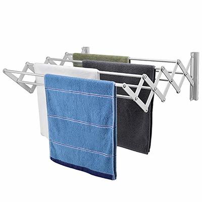 Leifheit Pegasus Metal and Plastic Clothes Drying Rack, White