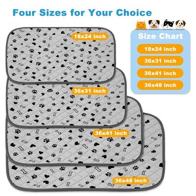 Washable Bed Pads Chair Pads/incontinence Small Underpad 18x24-4 Pack 