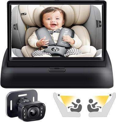 Itomoro Baby Car Mirror, View Infant in Rear Facing Seat with Wide