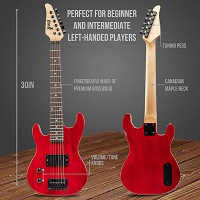 PylePro Full Size Electric Guitar Package w/ Amp, Guitar Bundle, Case &  Accessories, Electric Guitar Bundle, Beginner Starter Package, Strap,  Tuner