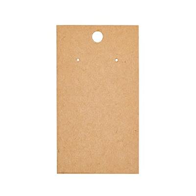 200-Pack Kraft Paper Earring Display Cards for Hanging Earrings, Studs,  Bulk Jewelry Cards for Retail, Trade Show, Boutique, Small Business  Packaging (3.5x2 in) - Yahoo Shopping