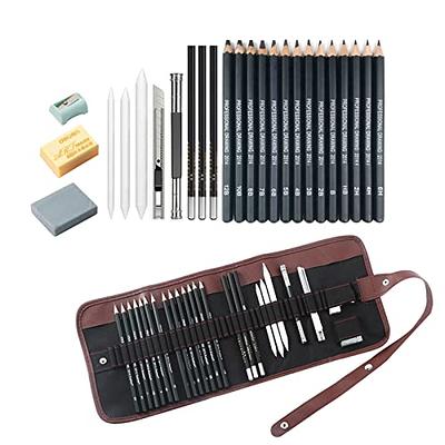 Heshengping, 41pcs Sketching Pencil Set Drawing Sketch Kit Graphite Pencils  Charcoal Pencils Watercolor Pencils Blending Stumps 50page sketchbook,  coloring book, Beginners Artist Teens and Adults - Yahoo Shopping