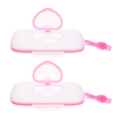 2 Pcs Baby Wipes Box Case Dispenser Refillable Disposable Diapers