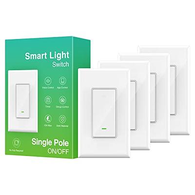 TP-Link Tapo Matter Smart Light Switch: control de voz con Siri, Alexa y  Google Home | Certificado UL | Temporizador y horario | Fácil instalación