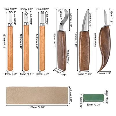 HARFINGTON Wood Carving Tools 10in1 Set Whittling Knife, Detail Knife, Hand Carving  Woodworking Tool with Roll Bag for Engraver, Carpenter and Beginners -  Yahoo Shopping