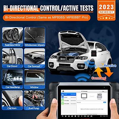  Autel Scanner MaxiCOM MK808Z-BT(Same as MK808BT PRO): Android  11 Based Bi-Directional Control Scan Tool, Upgraded of MK808BT/MK808/MK808S/MX808,  All Systems Diagnosis, Support BT506 & MV108 Add-ons : Automotive