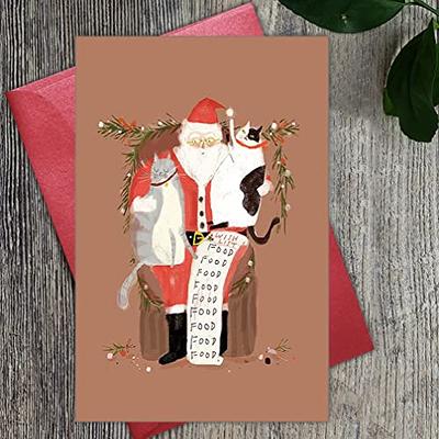  Ogeby Funny Christmas Card with Envelopes, Funny