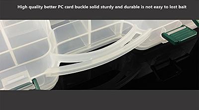 Double-Sided Tackle Box,2 Sided Tackle Box,Deep Waterproof Fishing Lure  Bait Hooks Fishing Tackle Accessory Storage Box with Adjustable Dividers (Double  Sided-44 Compartments) - Yahoo Shopping