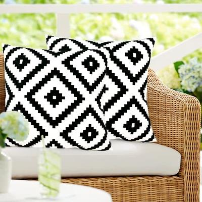 18x18 Inch Outdoor Pillow Inserts Decorative Waterproof Throw Pillows Insert  For