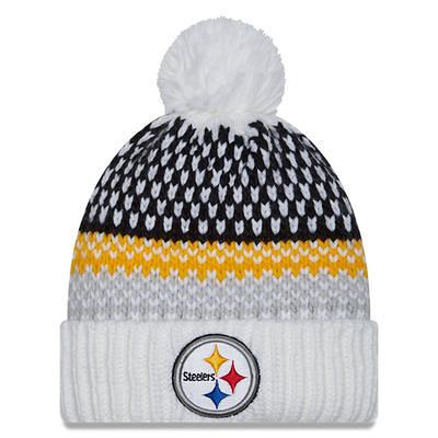 Pittsburgh Steelers New Era 2023 Sideline Sport Cuffed Pom Knit Hat -  Black/Gold