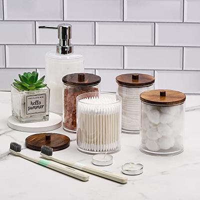 Holder Dispenser Plastic Apothecary Jar Containers With Lids - Temu