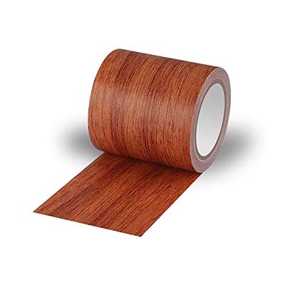 JFQWLE 2.2 x 15' Realistic Wood Grain Repair Tape Patch, Self