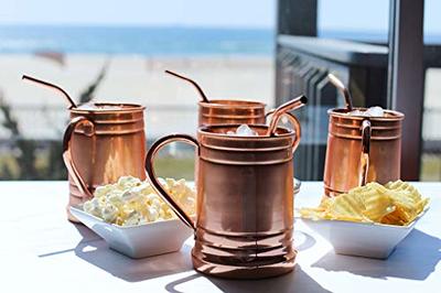 100% Pure Moscow Mule Hammered Copper Mug Handmade for Beers