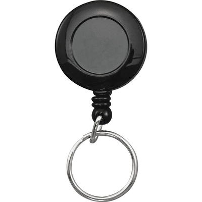 SKILCRAFT Retractable ID Badge Holder, Black