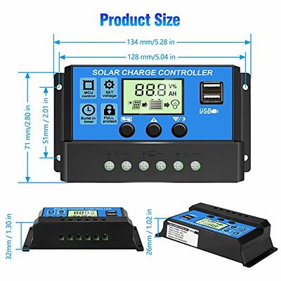 PWM Solar Controller, Solar Controller 24V 12V Microprocessor For