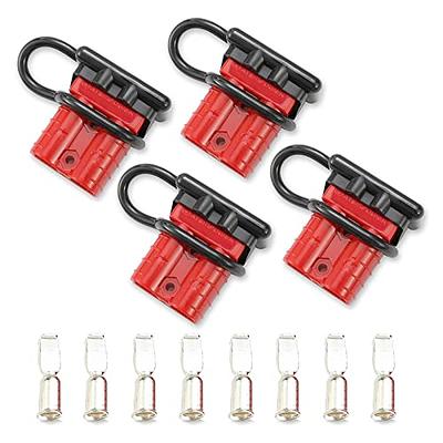 BUNKER INDUST 50A 6-10 Gauge Battery Quick Connect Disconnect Wire Harness  Plug Kit 4 Pcs Battery Cable Quick Connect Disconnect Plug for Winch Auto  Car Trailer Driver Electrical Devices,Red - Yahoo Shopping