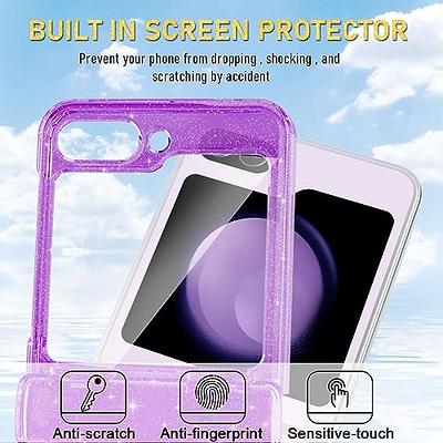 SHIEID For Samsung Z Flip5 Case, Z Flip 5 Case Ultra-Thin Tempered