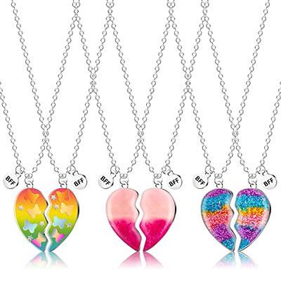 Fashion (Design-1)2022 Girls Friendship Broken Heart Shape Best Friends  Pendant Necklace Kids BBF 2 Pieces/Set Children's Rainbow Jewelry MAA |  Jumia Nigeria