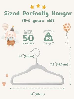 Baby Sized Velvet Hangers  Premium Hangers for Babies