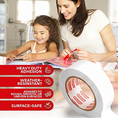 XFasten Double Sided Carpet Tape for Area Rugs and Carpets, Removable and Hardwood Safe, 2 Inches x 10 Yards, Ideal for Area Rugs, Carpet Over Rugs or
