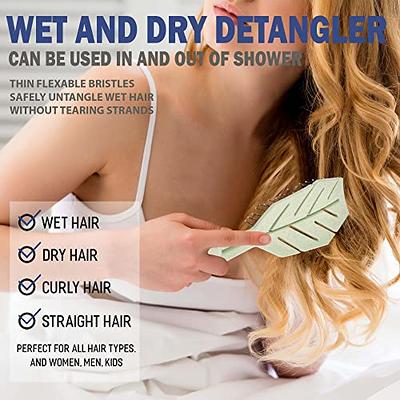 Wet Brush Thick Hair Detangling Brush, Pink - Ultra-Soft IntelliFlex  Bristles Glide Through Tangles With Ease - Pain-Free Detangler for All Hair