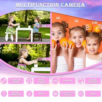 HIMEN Kids Camera Toys for Girls Age 3-8 - Christmas Birthday