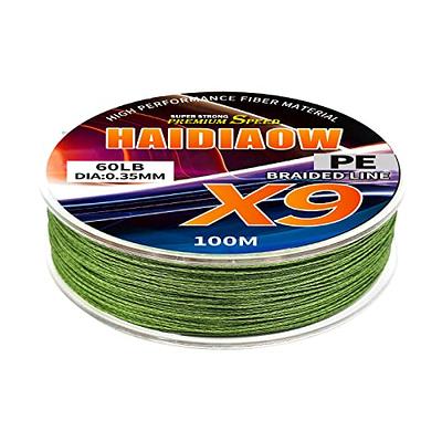 Daqpwo Braided Fishing Line Abrasion Resistant Zero Stretch Low Memory  Performance for Saltwater or Freshwater Extra Visibility Smaller Diameter  4/ 8Strand (Multicolor-X4, 218 yds-[25lb]) : Buy Online at Best Price in  KSA 