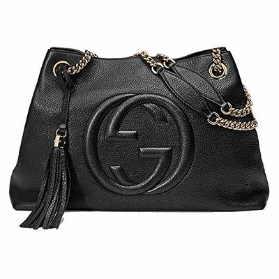 Gucci Black Leather Small Soho Women's Crossbody Bag 536224